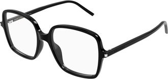 Saint Laurent Glasses, unisex, Black, Size: 53 MM Square Optical Frame