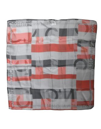 Costume National Silk Square Neck Wrap Womens Scarf