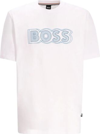 BOSS T-shirt con logo - Bianco