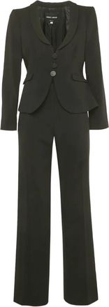 Giorgio Armani Completo monopetto in lana - Nero