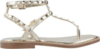 Les Tropeziennes Stijlvolle platte sandalen voor vrouwen - Dames - Sandalen - Grijs - 36 EU - Schoenen