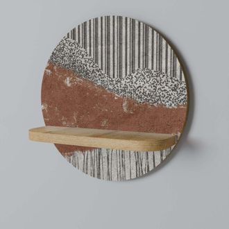 OEM Terreno Rayado Estante Redondo