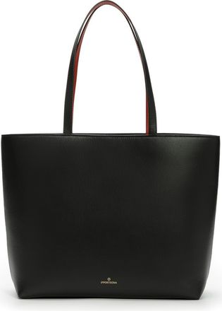 La Portegna Olivia Tote Vegetable Tanning in Black at Nordstrom