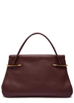 Givenchy Pinch Large Grained Leather top Handle Handle bag - Brown - One Size
