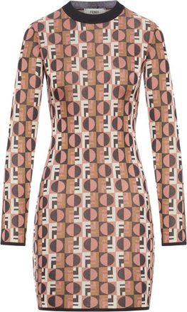 Fendi Printed Midi Dress