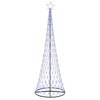 vidaXL &Aacute;rbol De Navidad Led Azul 302,5 Cm Metal Vidaxl