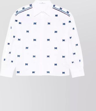 Ermanno Scervino embroidered long sleeves shirt