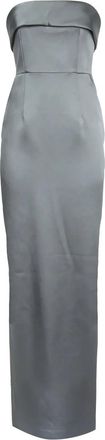 New Arrivals Holly Gown - Dames - Avondkleed - Grijs - M - Polyester - Kleedjes