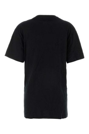 Loewe Womens Black Jersey T-Shirt Exterior: Polyester Cotton