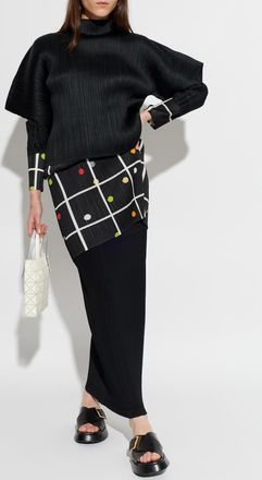 Pleats Please Issey Miyake Pleated Top, Womens, Black