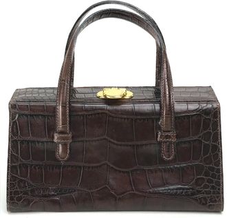 Furla Brown Leather Tote Bag (Pre-Owned)