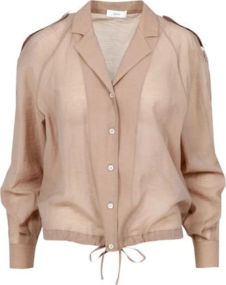 Mauro Grifoni Grifoni Shirts Desert - Dames - Overhemden - Beige - XS - Overhemden