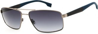 HUGO BOSS BOSS 1580/S 0V84 1I Ruthenium Blue/Grey Gradient Anti-Reflective