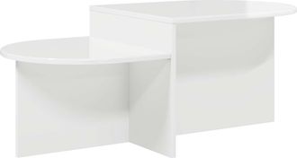 vidaXL Mesa De Caf&eacute; Brillante 100 X 50 X 40 Cm Madera De Ingenier&iacute;a Vidaxl