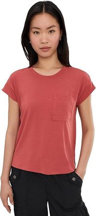 Columbia Daniela Falls Short Sleeve Womens Workout Washed Red : 2XL, Elastane/Polyester