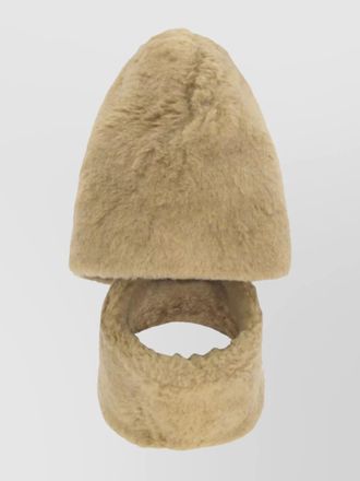 Our Legacy cozy faux fur foldable hat