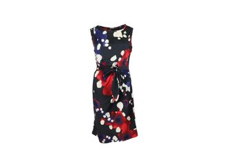 Diane Von F&uuml;rstenberg Diane Von Furstenberg Printed New Della Dress in Multicolor Silk