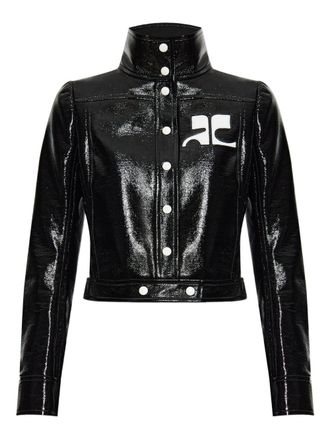 Courr&egrave;ges Brown Vinyl Re-Edition Jacket