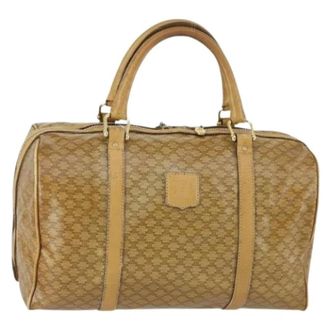Celine Pre-owned Weekend Bags, female, Beige, Size: ONE SIZE Pre-owned Plastic Weekend Bag