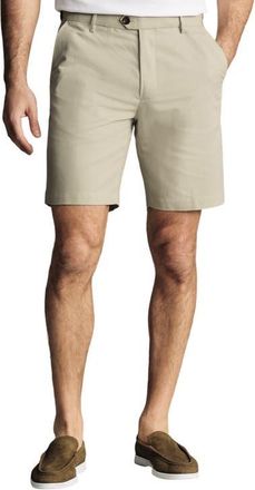 CHARLES TYRWHITT Cotton Linen Shorts in Stone at Nordstrom, Size 349