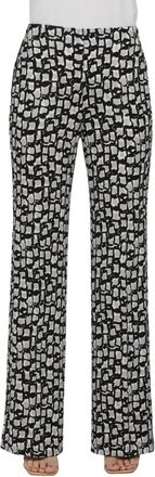 Via Masini 80 Gebreide broek voor vrouwen - Dames - Wijde Broeken - Veelkleurig - M - Broeken