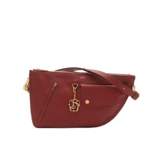 Burberry Rust Ladies Shield Twin Shoulder Bag