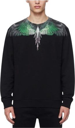 Marcelo Burlon Sudadera Crewneck - Sweatshirts & Hoodies - Hombre - Negro - XS