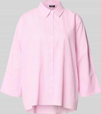 Only Boxy Fit Bluse aus reiner Baumwolle Modell AUGUSTA in Rosa, Gr&ouml;&szlig;e XL