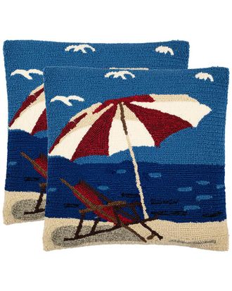 Safavieh Set Of 2 Beach Lounge Pillow