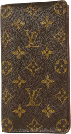Louis Vuitton Brown Long Bill Wallet (Bi-Fold) (Pre-Owned)