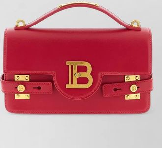 Balmain b-buzz 24 leather crossbody bag