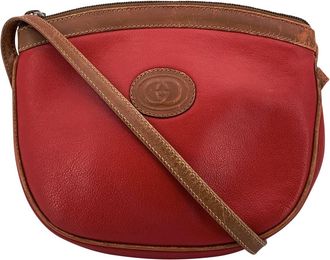 Gucci Vintage leren crossbodytas van Gucci