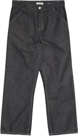 Carhartt Work in Progress Simple Pant - Dames - Regular Fit Jeans - Zwart - W25 - Katoen - Jeans