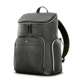 Samsonite Mobile Solution 2 Leather Deluxe Backpack in Olive at Nordstrom