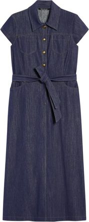 Pennyblack Tops - Dames - Casual kleedjes - Blauw - M - Katoen - Kleedjes