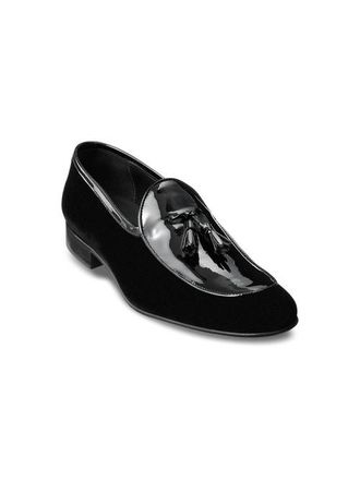 Paul Fredrick Vincent Tassel Loafer in Black at Nordstrom, Size 13