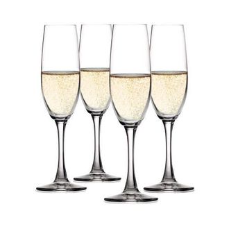 Spiegelau Salute Champagne Flute Glass Set of 4 in Clear at Nordstrom