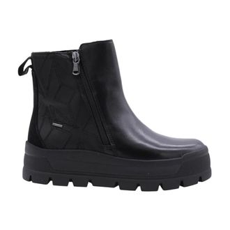Geox Schoenen, Dames, Zwart, 36 EU, Stijlvolle Enkellaarsjes voor Vrouwen
