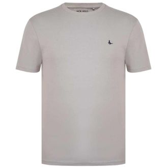 Jack Wills Sandleford-T-shirt met logo voor heren (Steen)