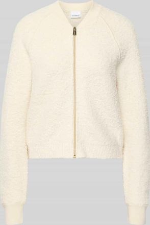 Comma Regular Fit Jacke mit Viskose-Anteil in Offwhite, Gr&ouml;&szlig;e 36