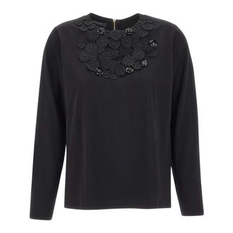Elena Miro Mujer, Camisetas, Negro, Talla: XL