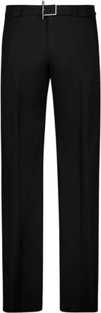 Alexander McQueen T-Bar Riem Pantalon - Heren - Nette broeken - Zwart - L - Katoen - Broeken