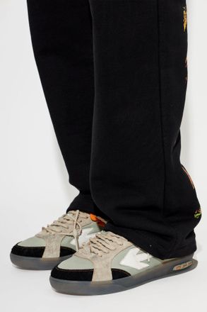 Off-white Eop Worn Out Sports Shoes, Mens, Green