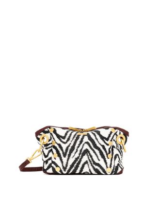 Hammitt Hammitt Daniel Crossbody Clutch Zebra Brushed Gold Sml