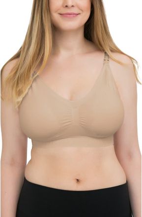 Kindred Bravely Simply Sublime Seamless Nursing Bra in Beige at Nordstrom, Size Small