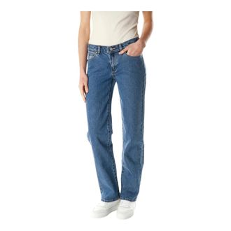 Abrand Straight Jeans - female - Abrand Jeans - Straight Fit Jeans - Blue - W31 - Jeans