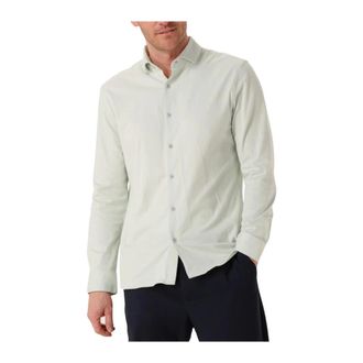 The Goodpeople Heren, Overhemden, Groen, Maat: M