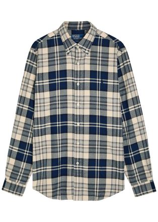 Polo Ralph Lauren Plaid Flannel Shirt - Navy - Xxl