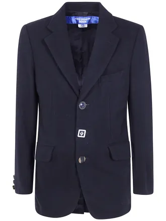 Comme Des Gar&ccedil;ons Jacket Wool Wash Multi Vintage Button