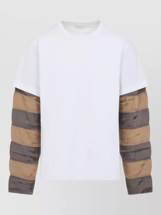 Dries Van Noten cotton long-sleeve layered t-shirt